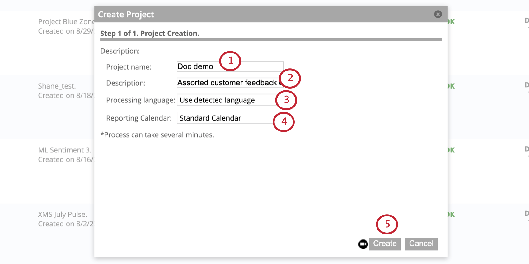 configuração de um novo projeto