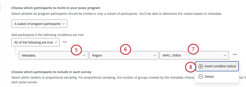 this condition only include those from either the APAC or EMEA regions