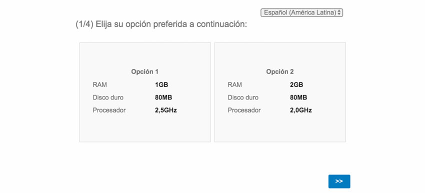 Conjoint question in spanish