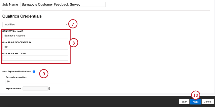 neue Anmeldeinformationen hinzufügen