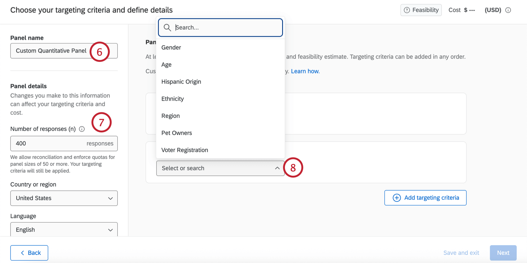 customizing the panel and adding screeners
