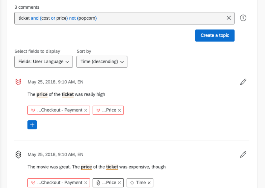 creating a query that uses parentheses