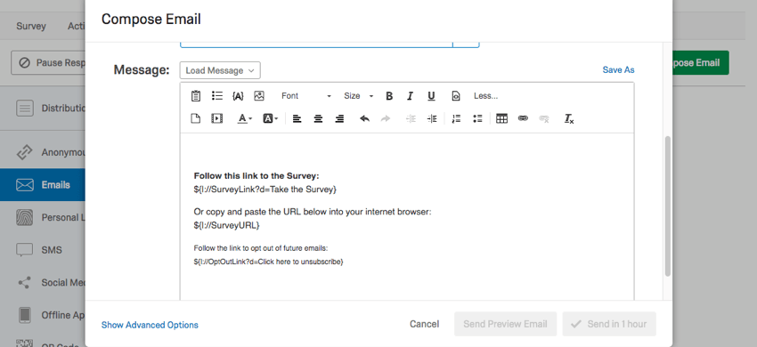Éditeur de contenu riche pour le-mail