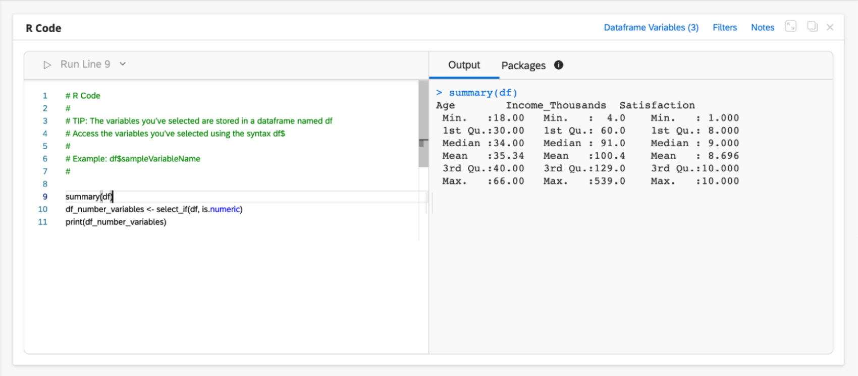 Image showing how code written on one side executes on the other