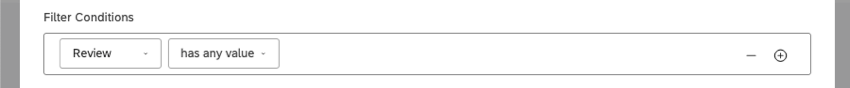 filtering for review
