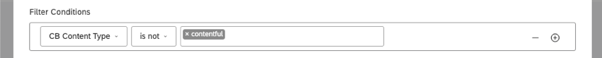 filtering by content type
