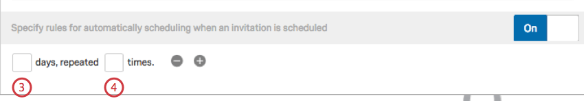 Specifying rules for automatically scheduling when an invitation is scheduled