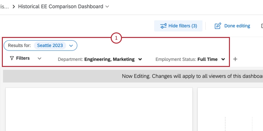 adding a filter to the dashboard