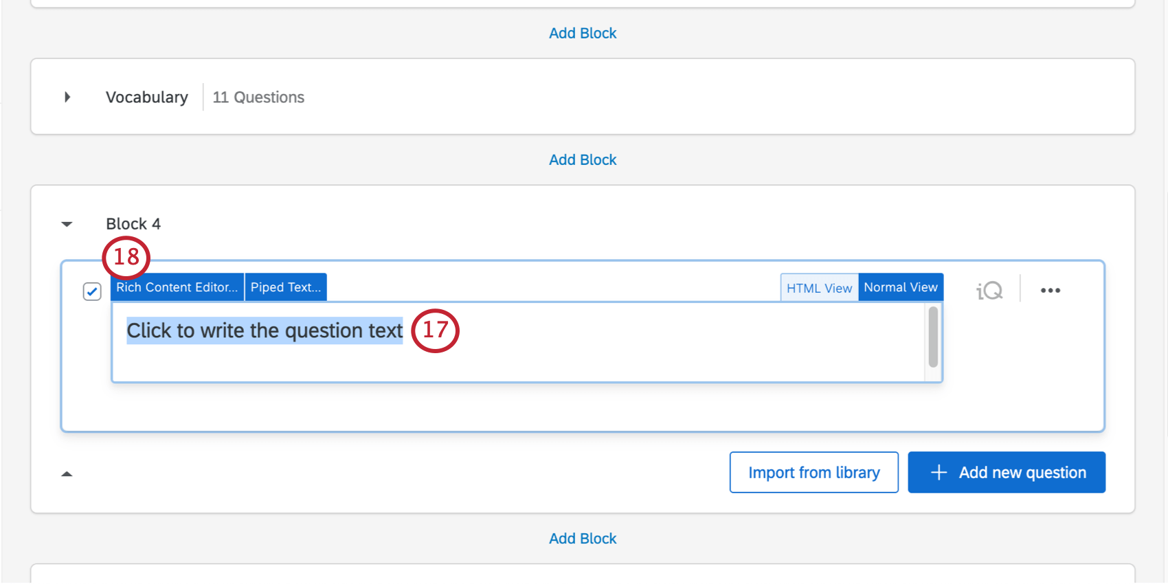 Clicking into question