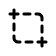 Screen capture icon looks like the cut or select tool in an image editing program