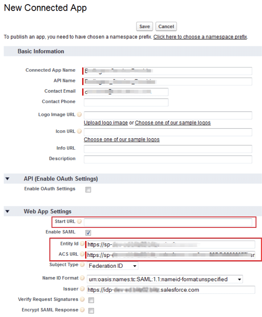 all the fields listed here are towards the bottom of the window in the section labeled web app settings