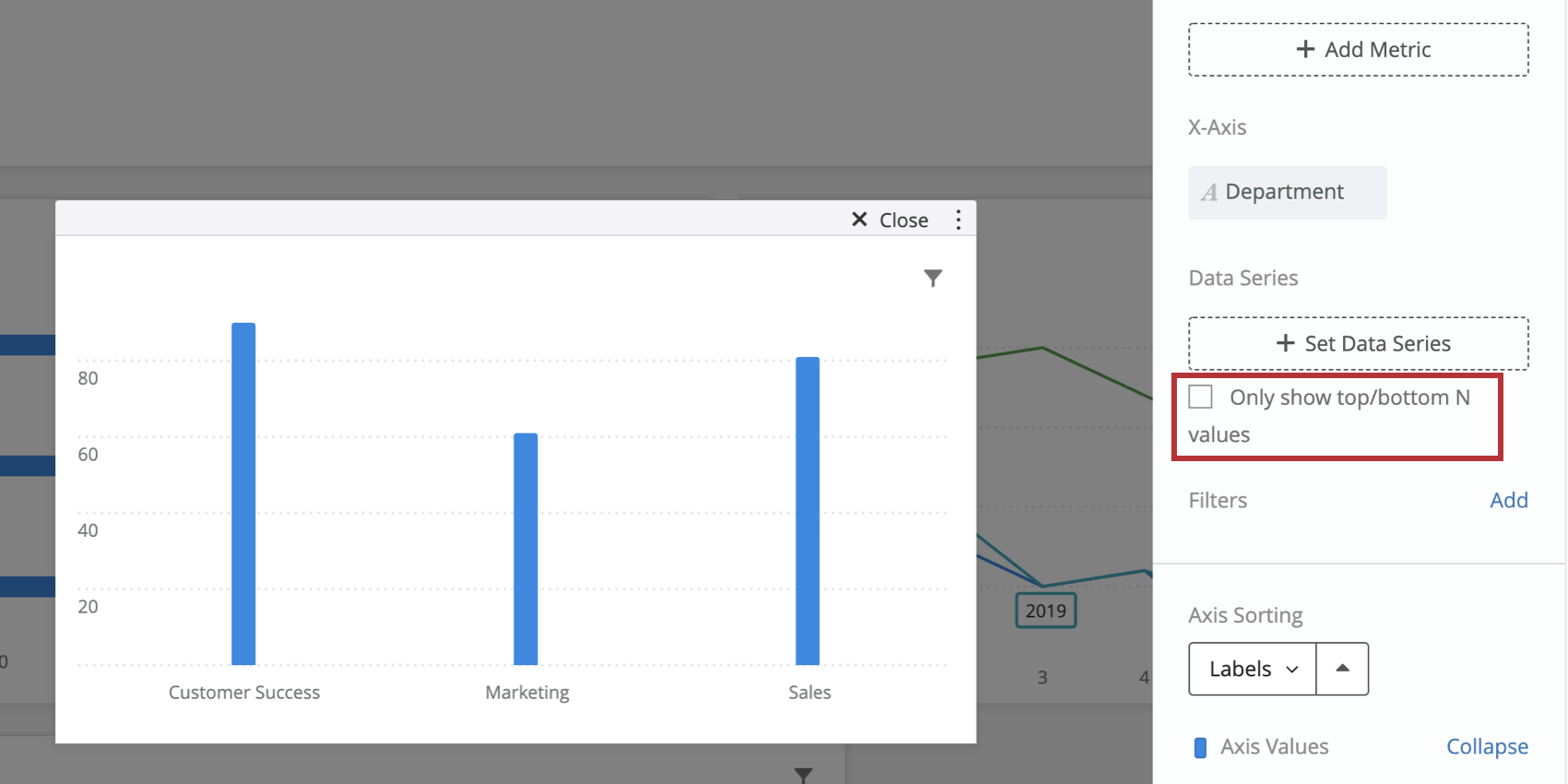 Image of the only show top/bottom N values option