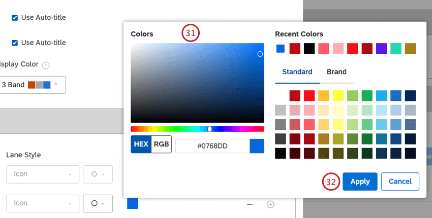 elegir un color de código hexadecimal