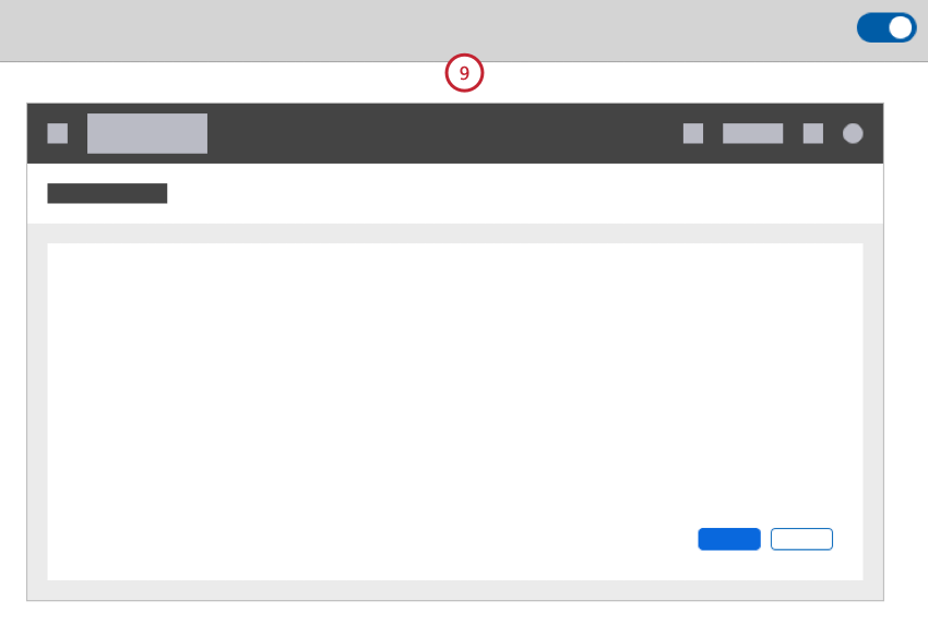 Studio homepage mockup that acts as more of a wireframe than an exact preview, with colors and shapes only and no text or images