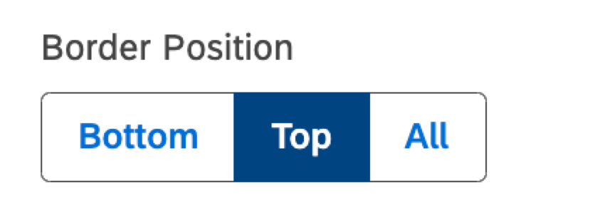 Border position setting