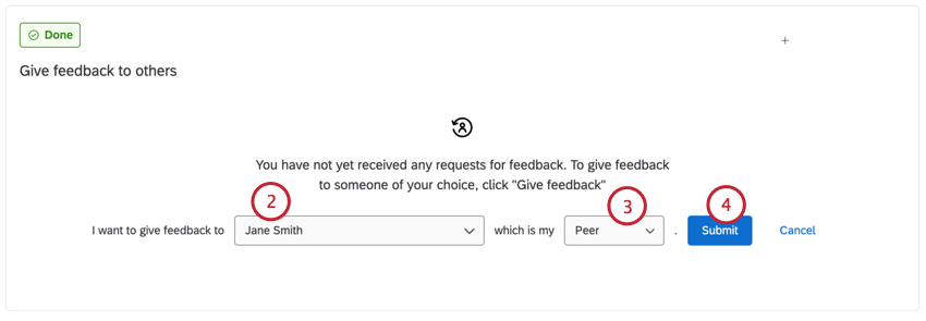 adding an unsolicited feedback
