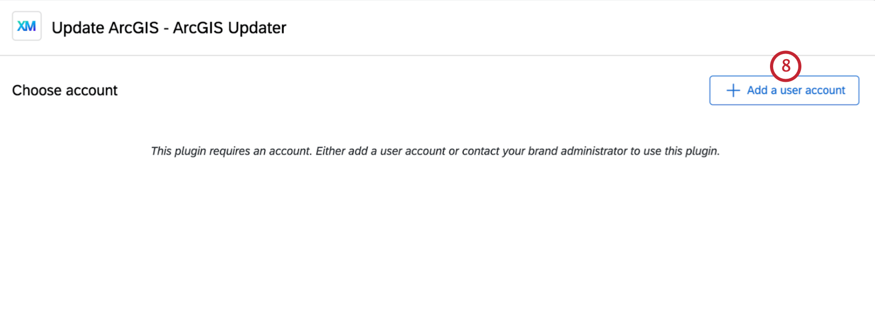 "add a user account" option