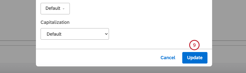 Click Update