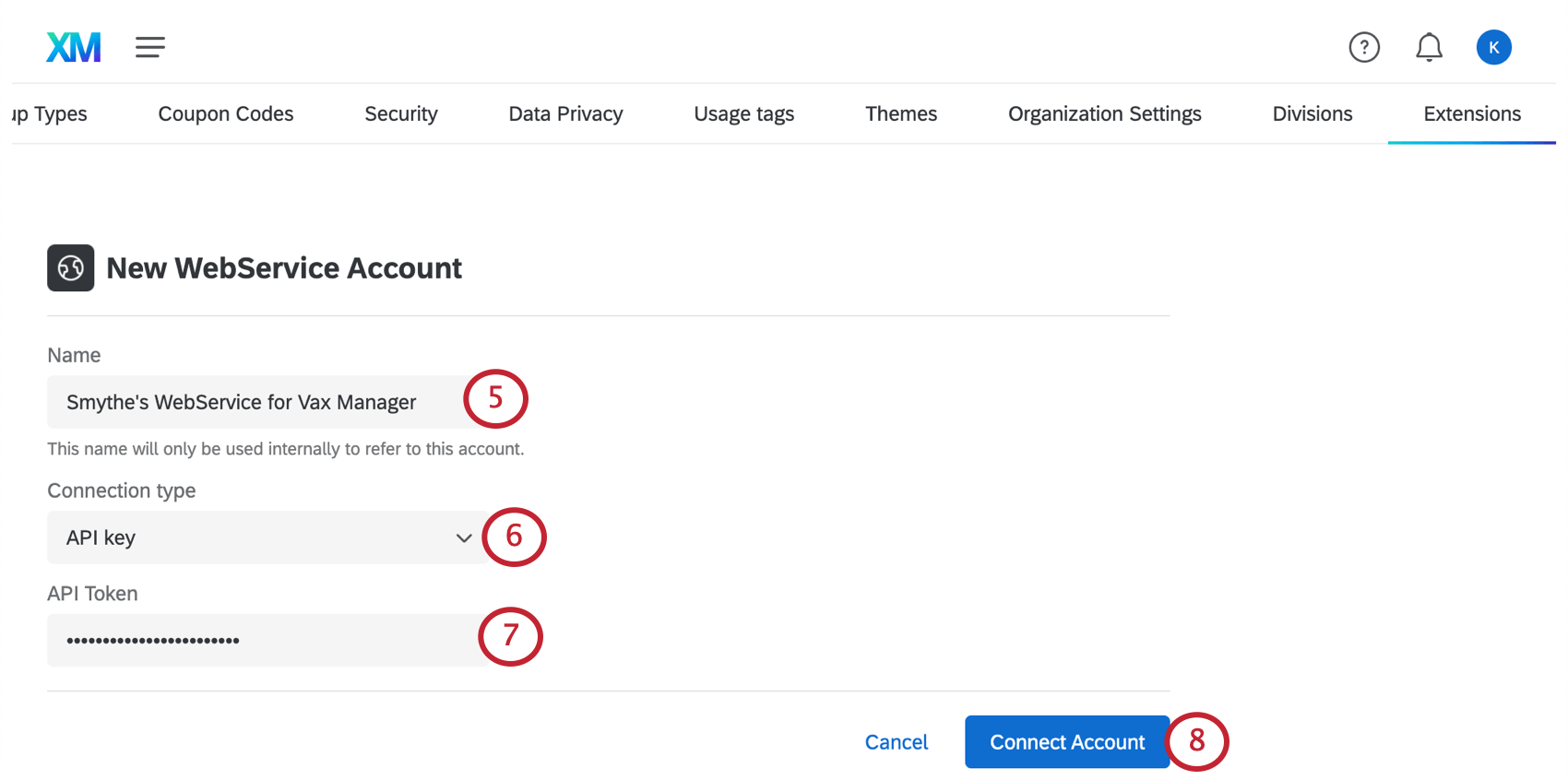 Image of the login fields that appear