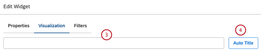 Enter a custom report title in the box. You can click Auto Title to keep the automatically generated report title.