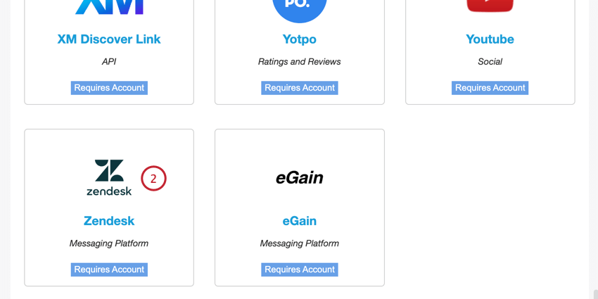 selecionando o conector do Zendesk