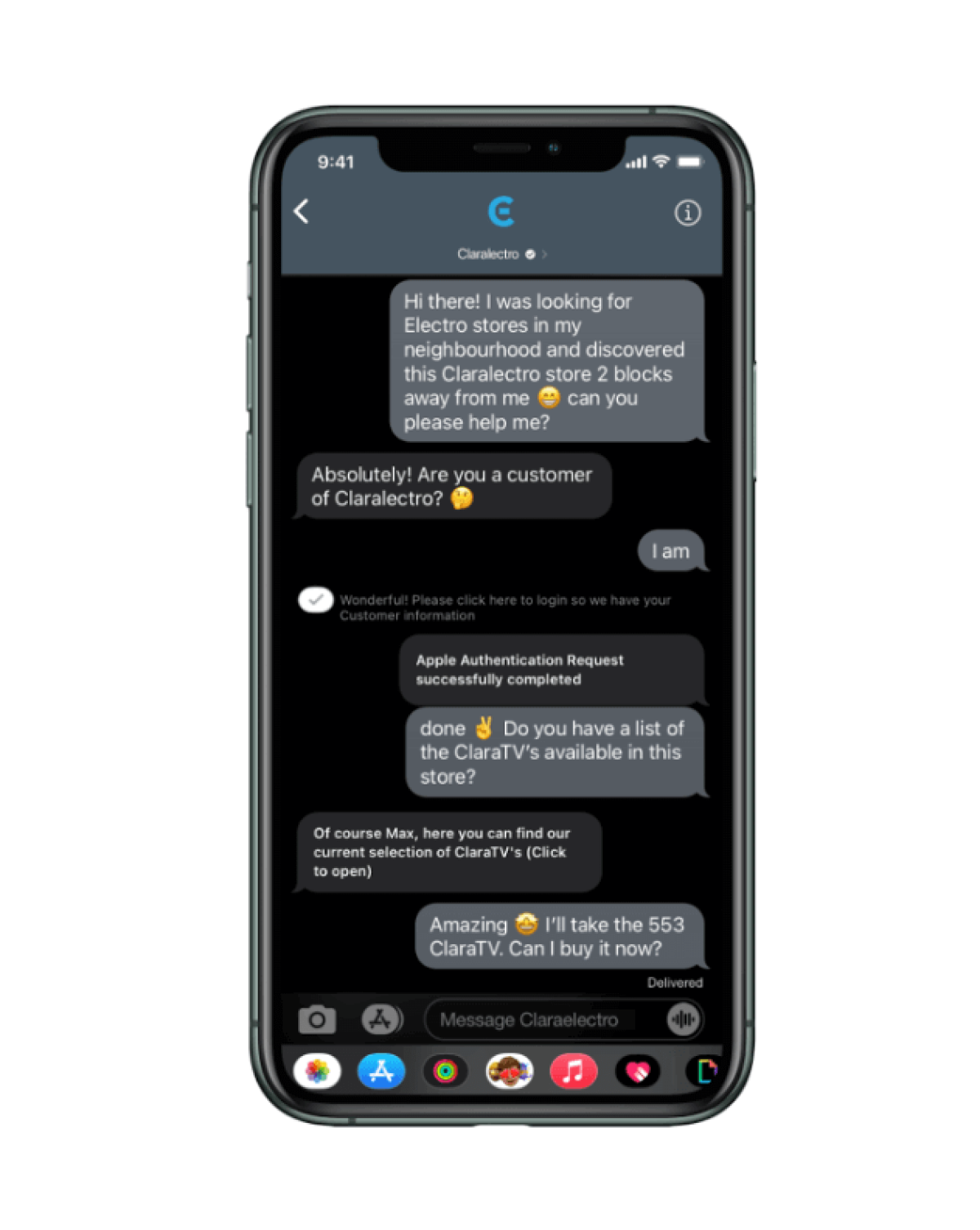 Apple Messages survey