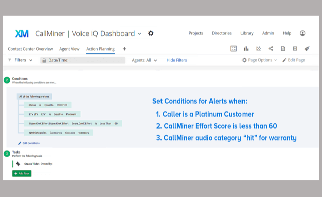 Callminer / Qualtrics Voice IQ Dashboard