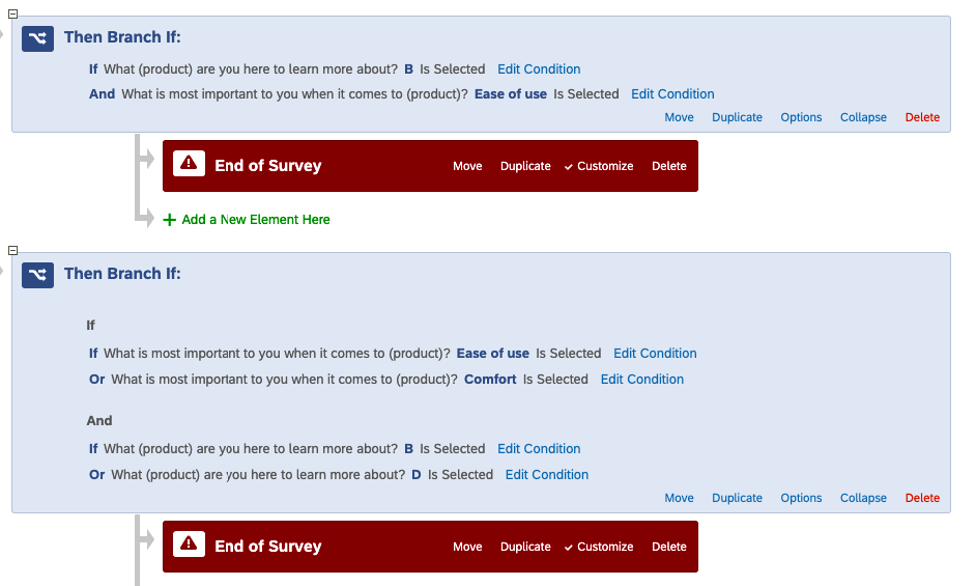 Survey results