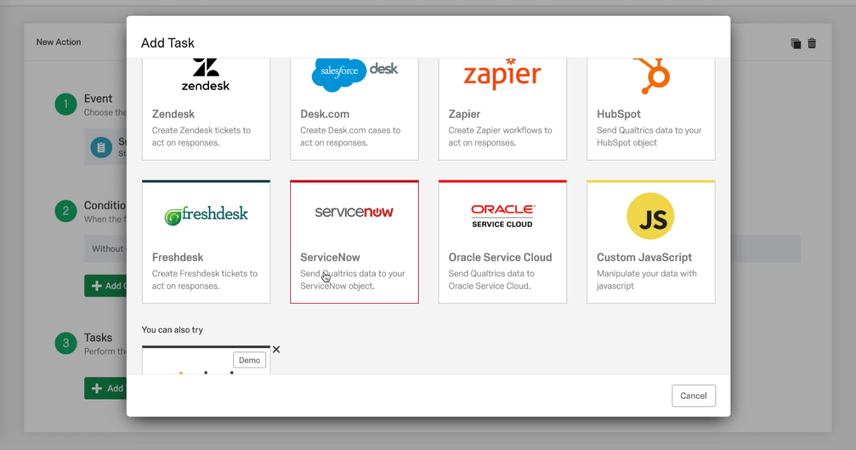 ServiceNow integration 