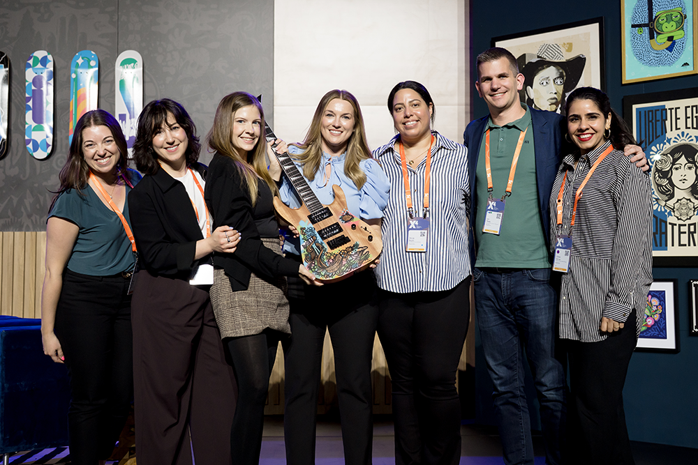 Zoetis accepting their award