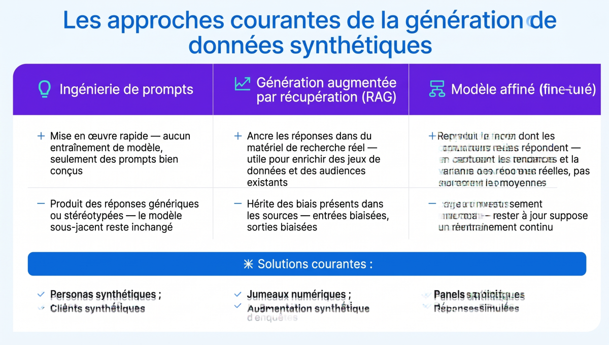 La generation de donnees synthetiques